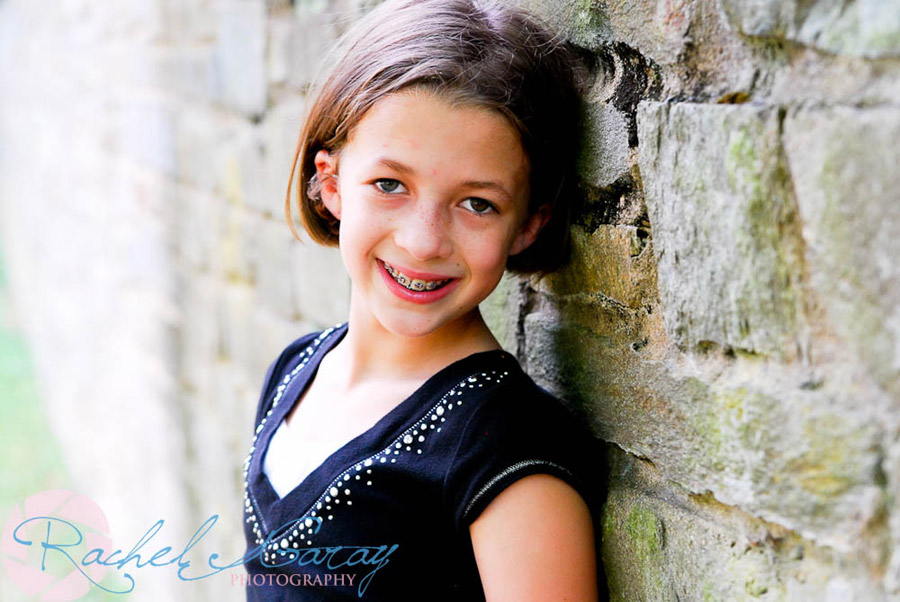 Charming girl smiling at Croydon Creek