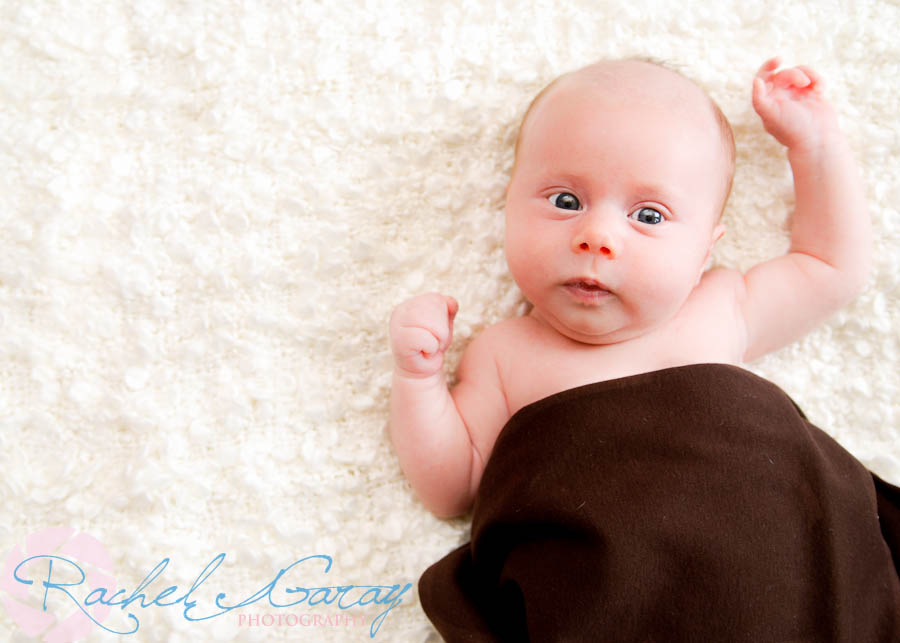 Baby B on a blanket for her child photography session!