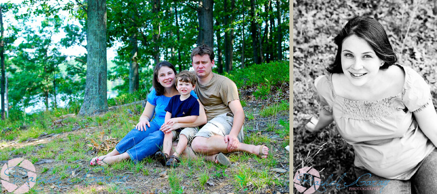 Family photography outdoors in Germantown Maryland.