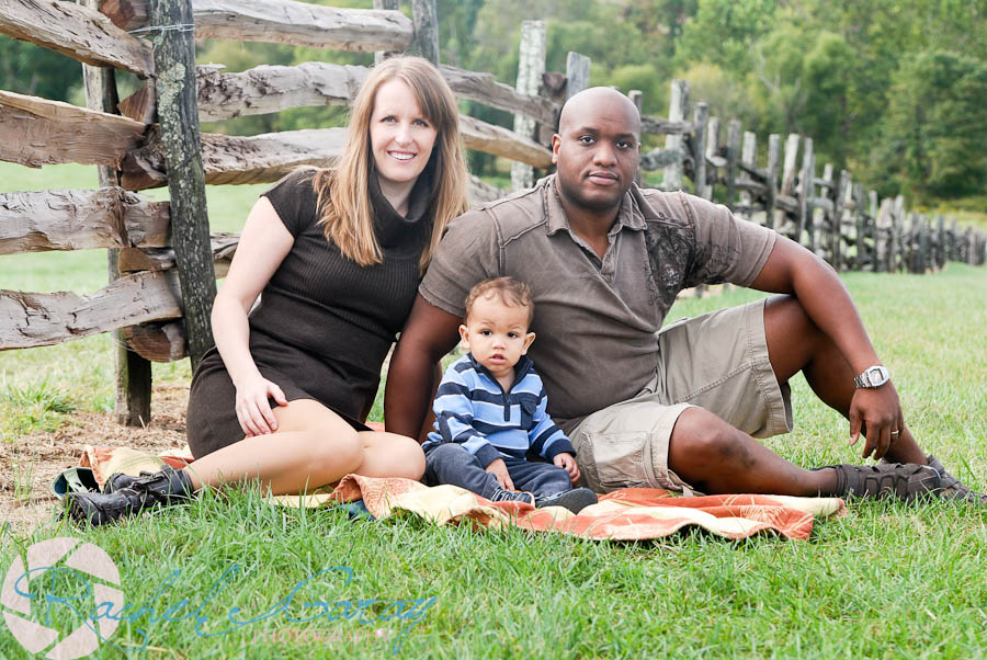 Family portraits outdoors in Rockville Maryland