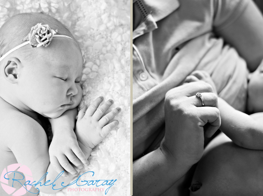 Gaithersburg newborn photography with baby Iris