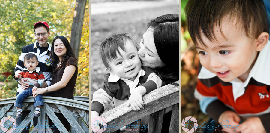 Happy family in this outdoor portraits session near Rockville