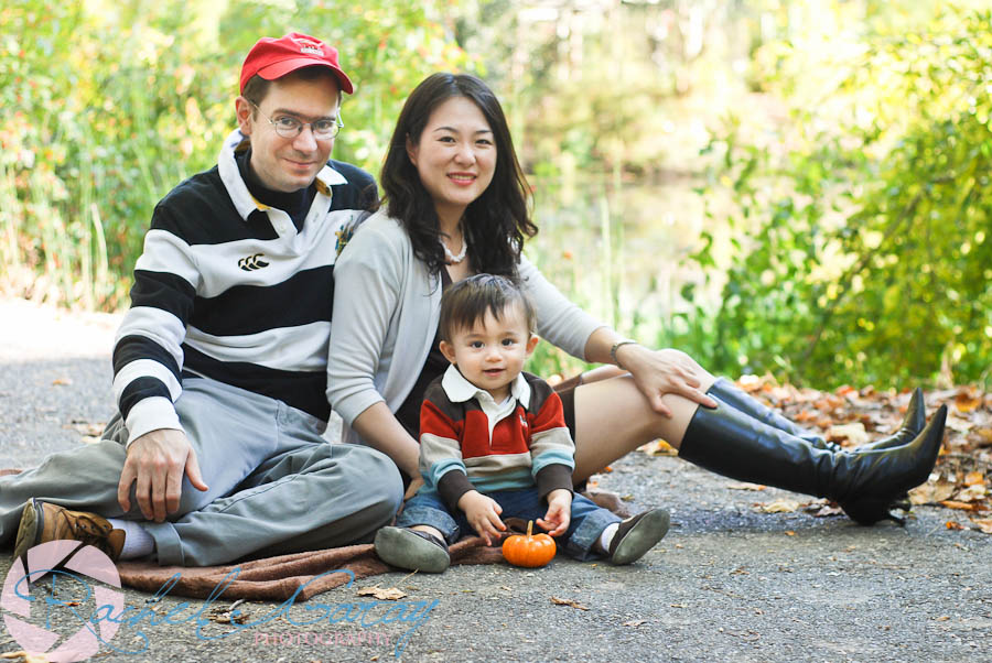 The S family posing in this outdoor family photography session in MD