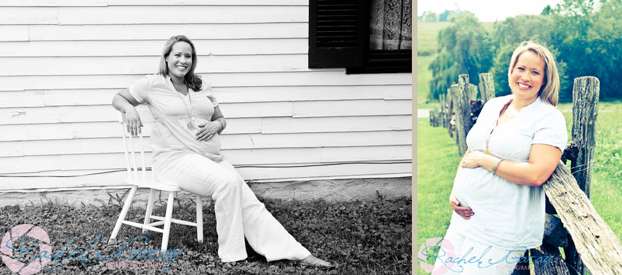 Sarah and bump looking great in these Derwood maternity portraits!